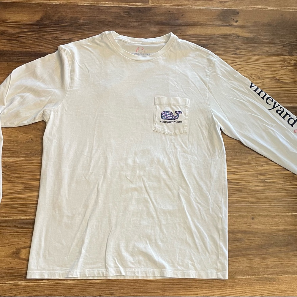 vineyard‎ vines long sleeve pocket t shirt- m